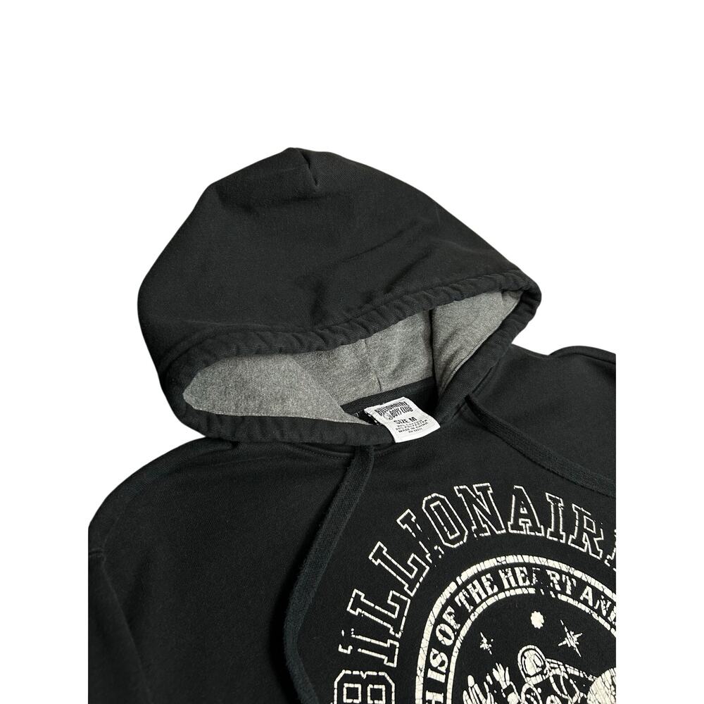 Billionaire Boys Club BB Seal Hoodie Mens Medium Black Streetwear Astronaut